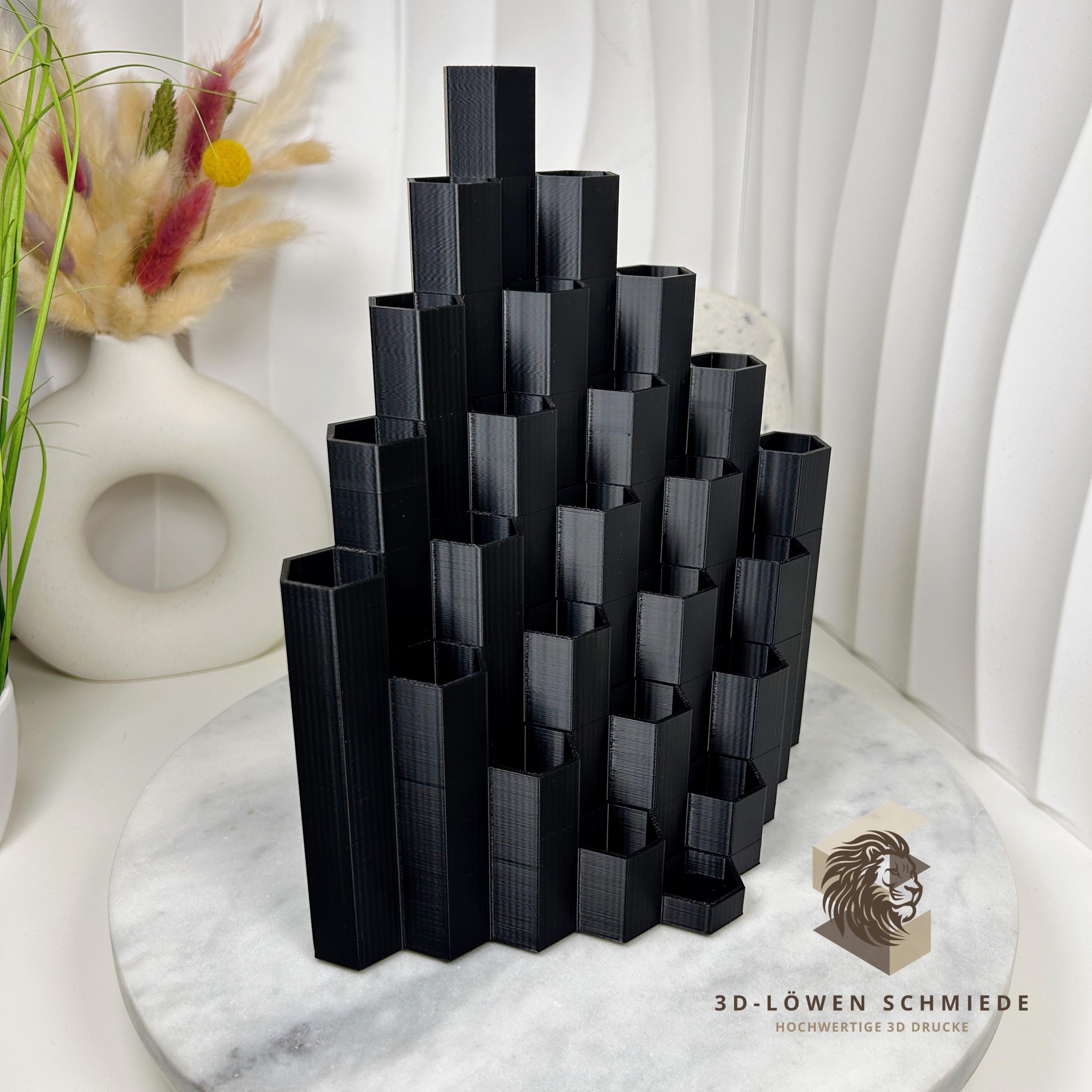 doTERRA Aufsteller WabenTurm Design für 25x 10ml Ätherische Öle Touch Roll-On‘s kompakt und platzsparende Aufbewahrung, Organizer