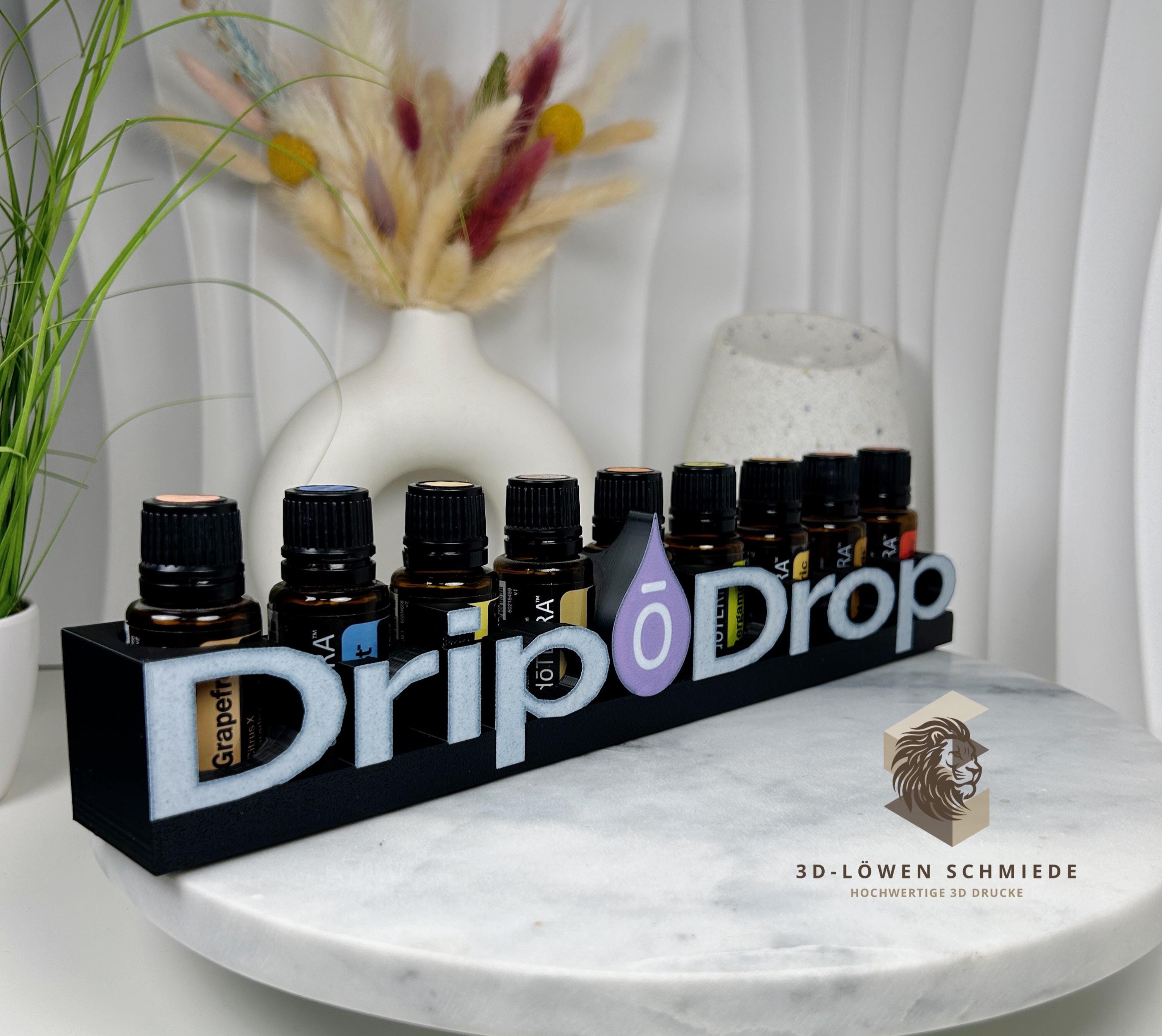 doTERRA Aufsteller DripDrop, Aufbewahrung für Ätherische Öle Platz für 9x 15ml Fläschen - Geschenkidee - Berater - Organizer