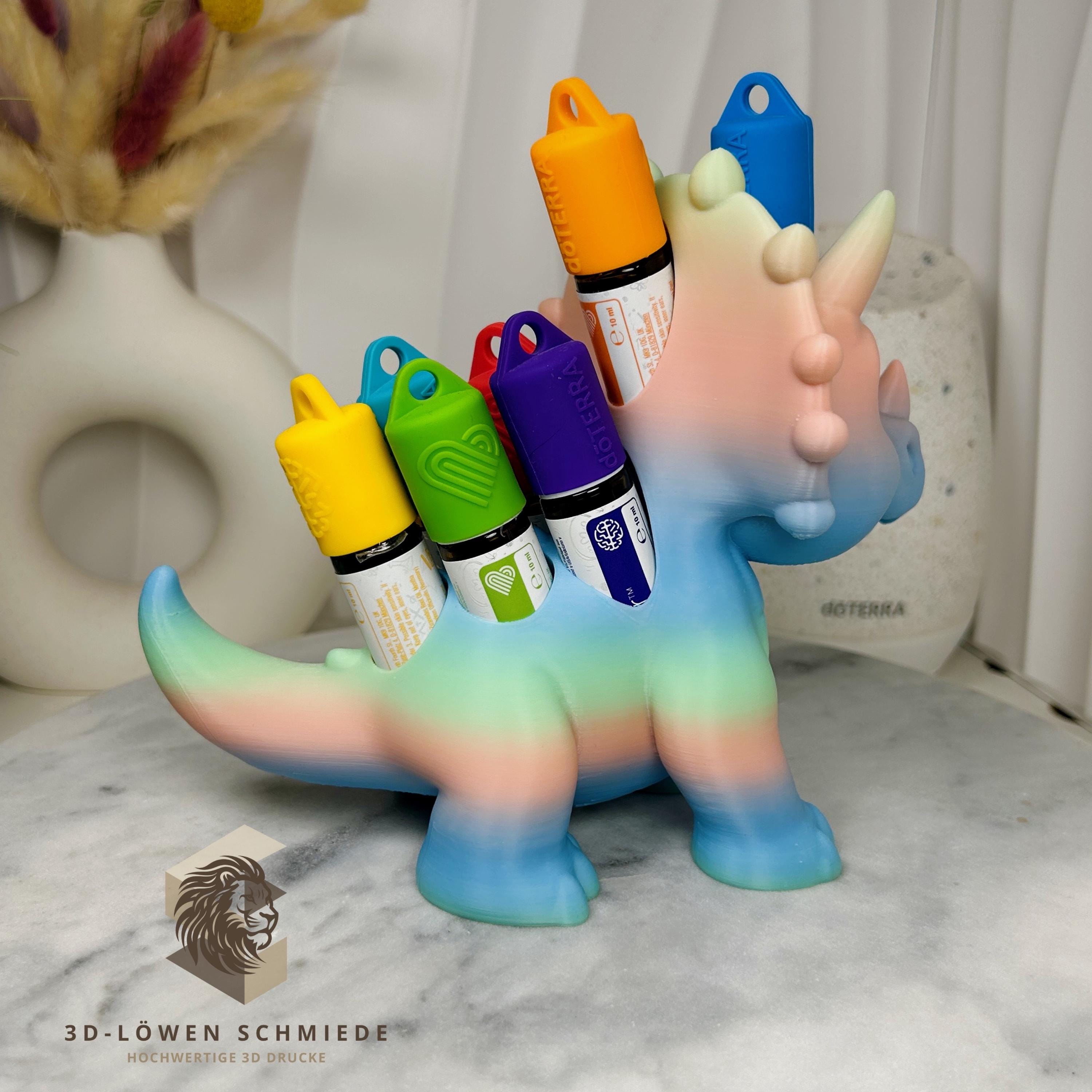 doTERRA Aufsteller KidsCollection „Spike“ für Ätherische Öle Platz für 7x 10ml Roll On - Deko - Geschenk - Aufbewahrung
