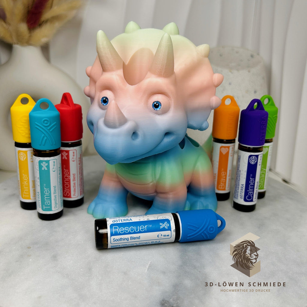 doTERRA Aufsteller KidsCollection „Spike“ für Ätherische Öle Platz für 7x 10ml Roll On - Deko - Geschenk - Aufbewahrung