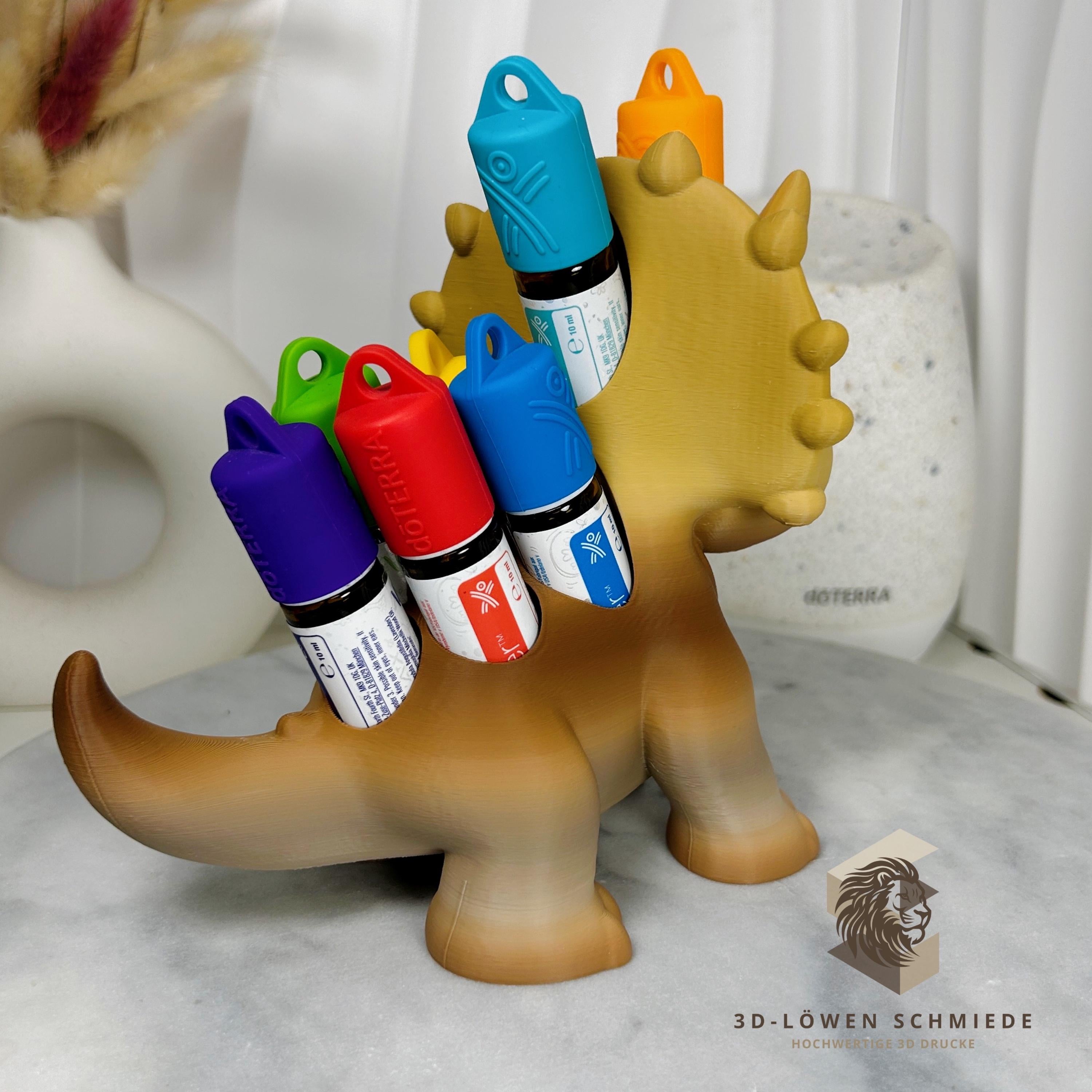 doTERRA Aufsteller KidsCollection „Spike“ für Ätherische Öle Platz für 7x 10ml Roll On - Deko - Geschenk - Aufbewahrung