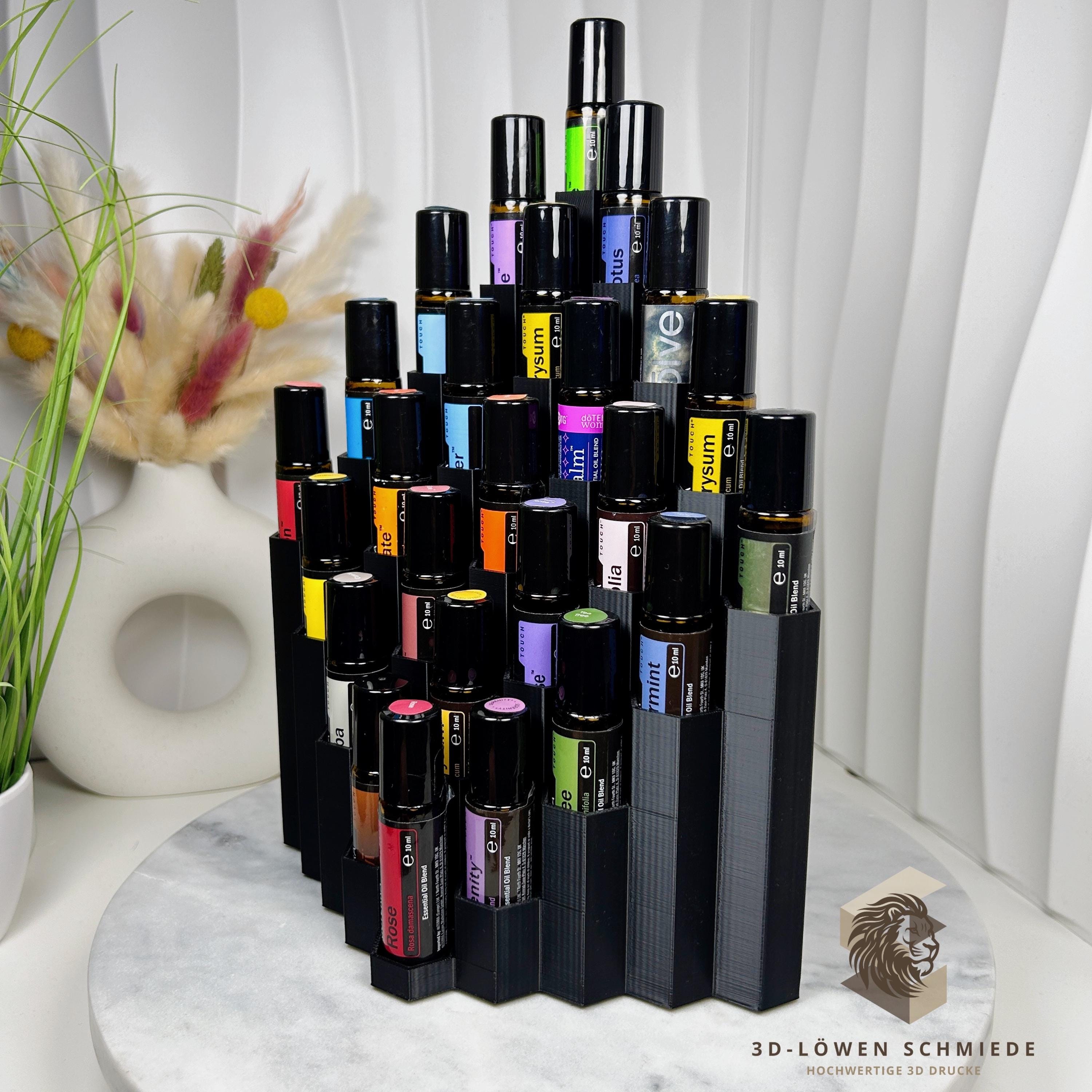 doTERRA Aufsteller WabenTurm Design für 25x 10ml Ätherische Öle Touch Roll-On‘s kompakt und platzsparende Aufbewahrung, Organizer