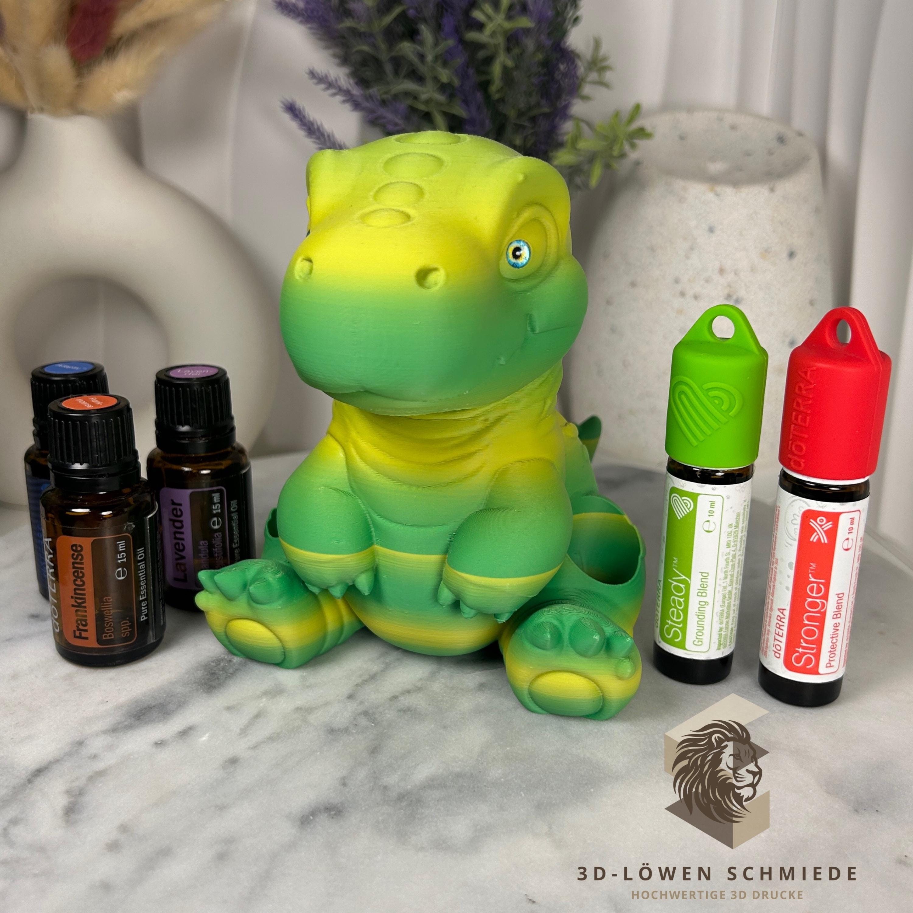 doTERRA Kids Collection Aufsteller für Ätherische Öle, Dino „Sammy“ Platz für 10ml & 15ml, stilvolle Aufbewahrung, Praktisch, Einzigartig