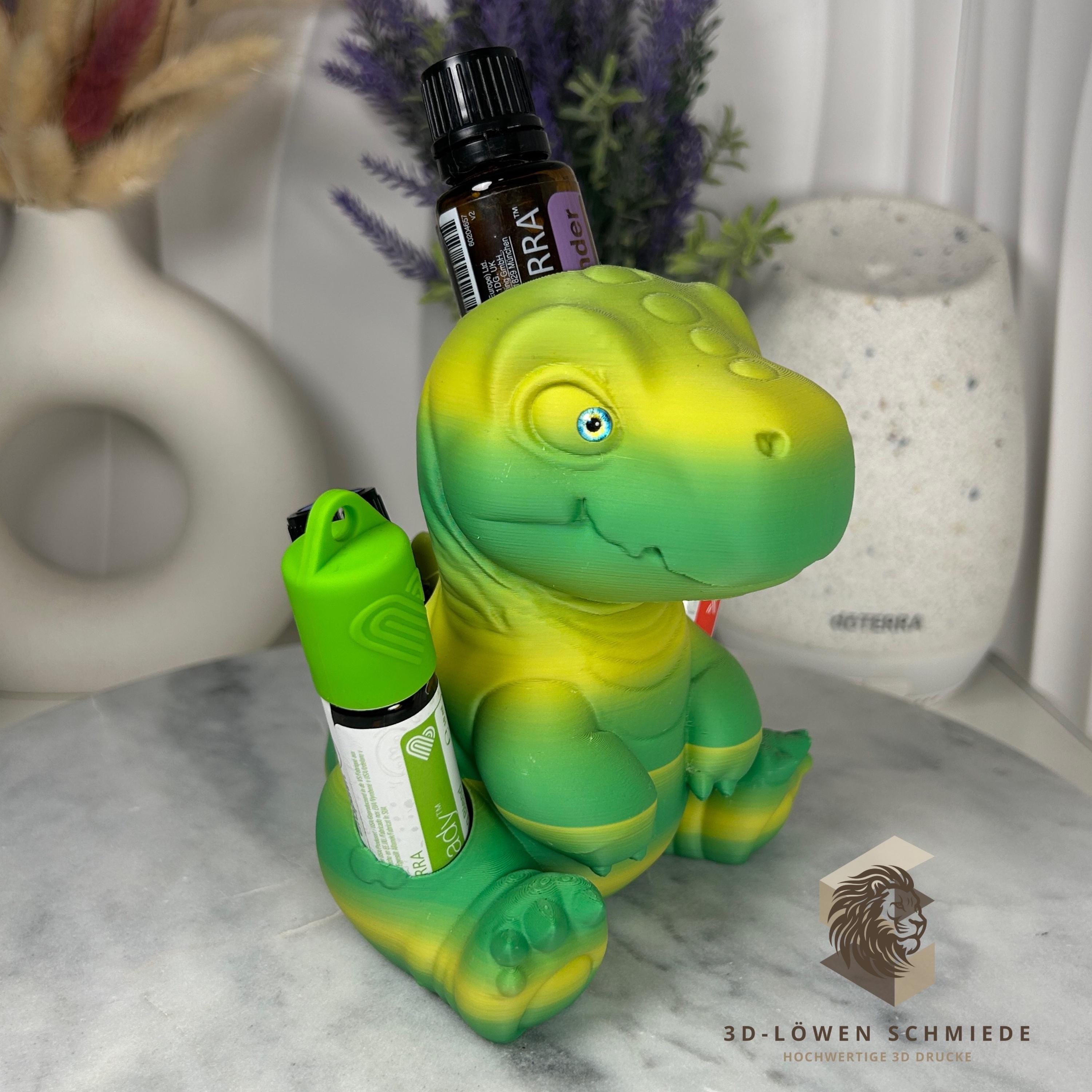 doTERRA Kids Collection Aufsteller für Ätherische Öle, Dino „Sammy“ Platz für 10ml & 15ml, stilvolle Aufbewahrung, Praktisch, Einzigartig