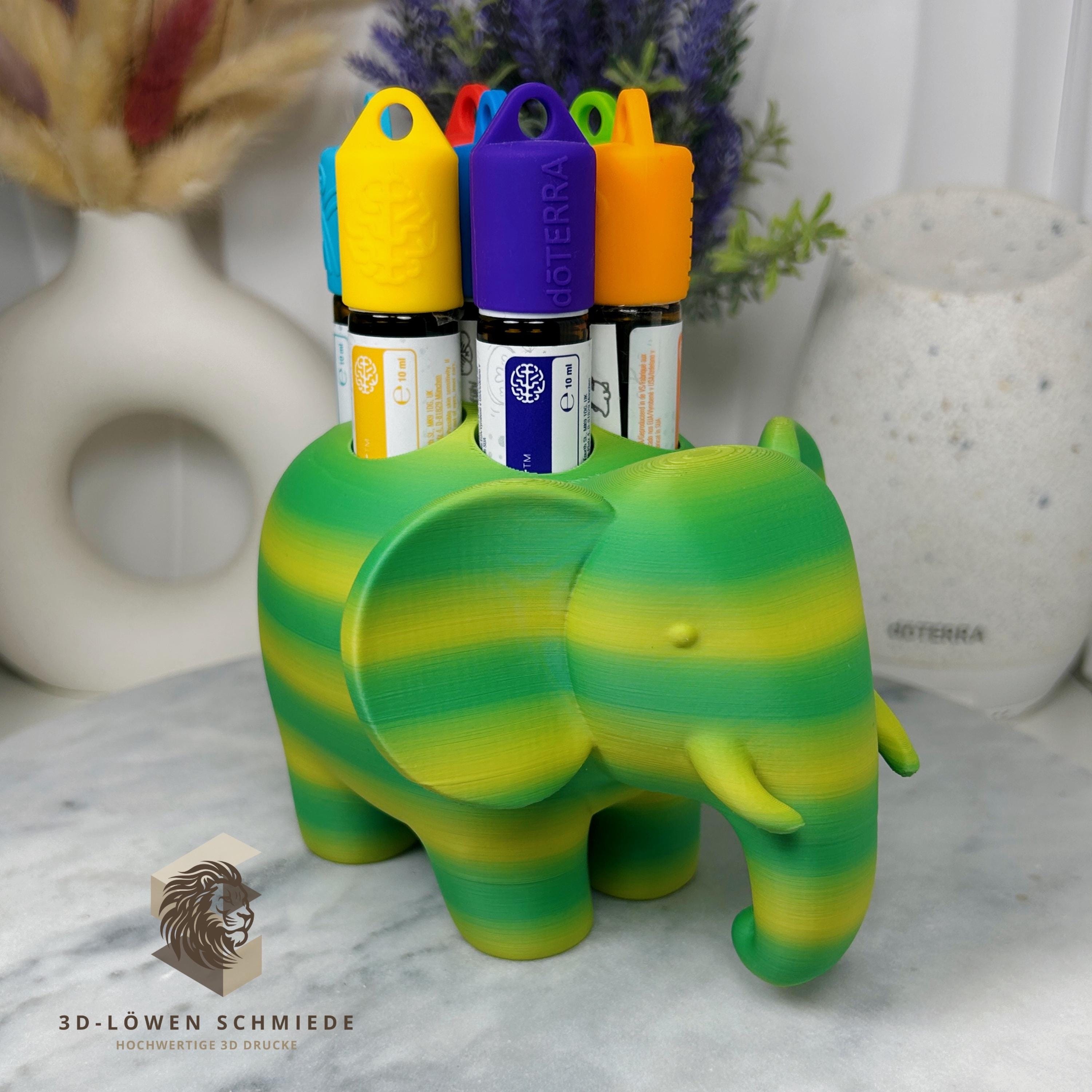 doTERRA Aufsteller Öle-Fant Kids Collection für Ätherische Öle - Einzelstück für 7x 10ml Roll-Ons Aufsteller - Geschenkidee - Aufbewahrung