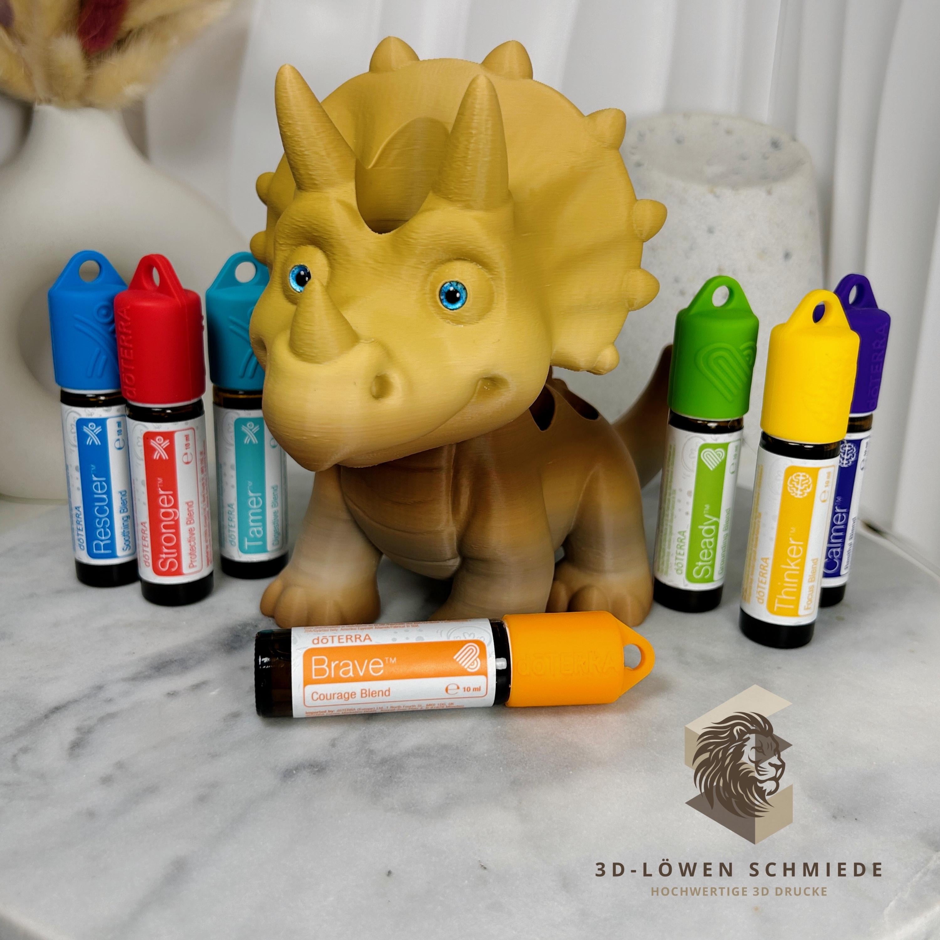 doTERRA Aufsteller KidsCollection „Spike“ für Ätherische Öle Platz für 7x 10ml Roll On - Deko - Geschenk - Aufbewahrung