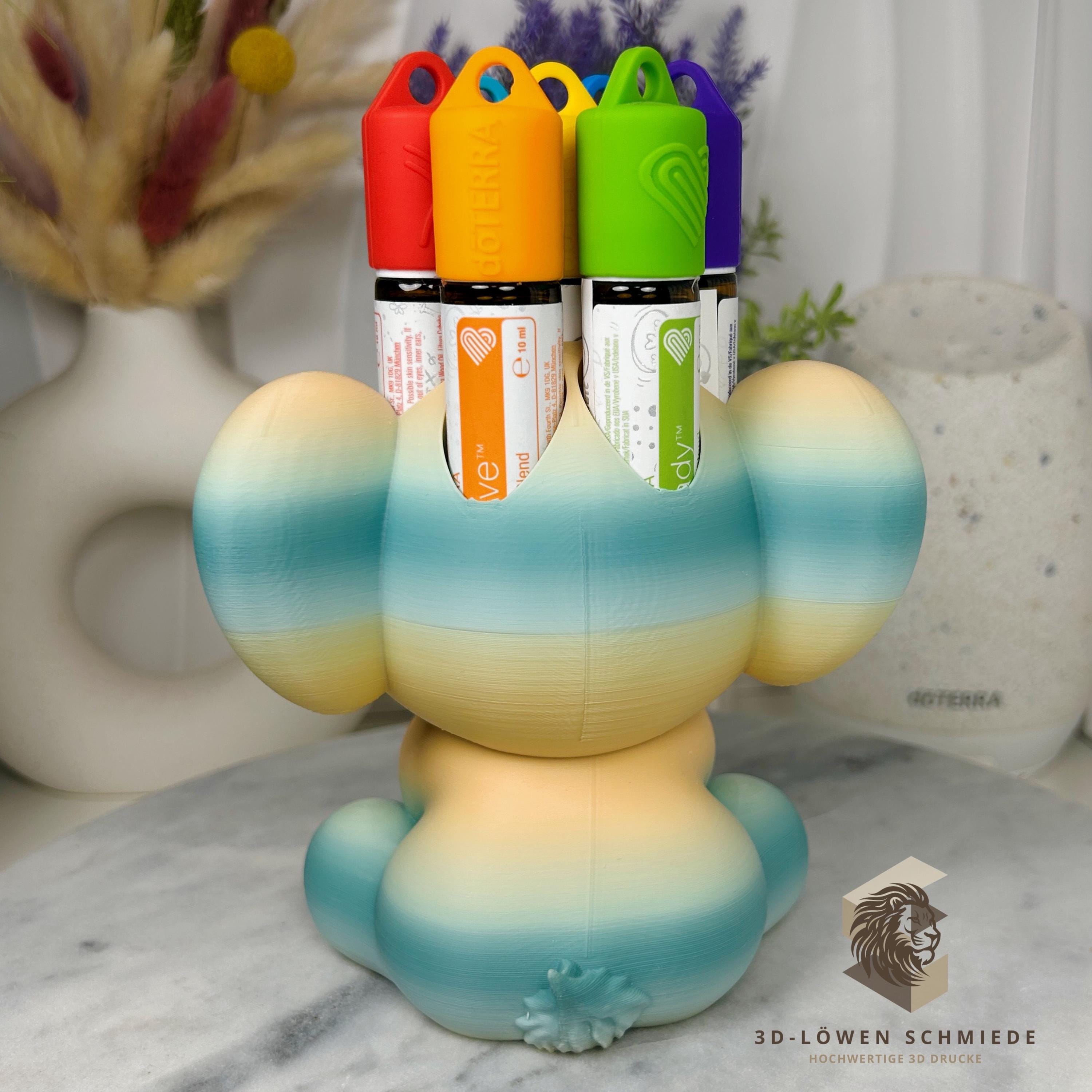 doTERRA Aufsteller KidsCollection „Balu“ für Ätherische Öle Platz für 7x 10ml Roll On - Deko - Geschenk - Aufbewahrung