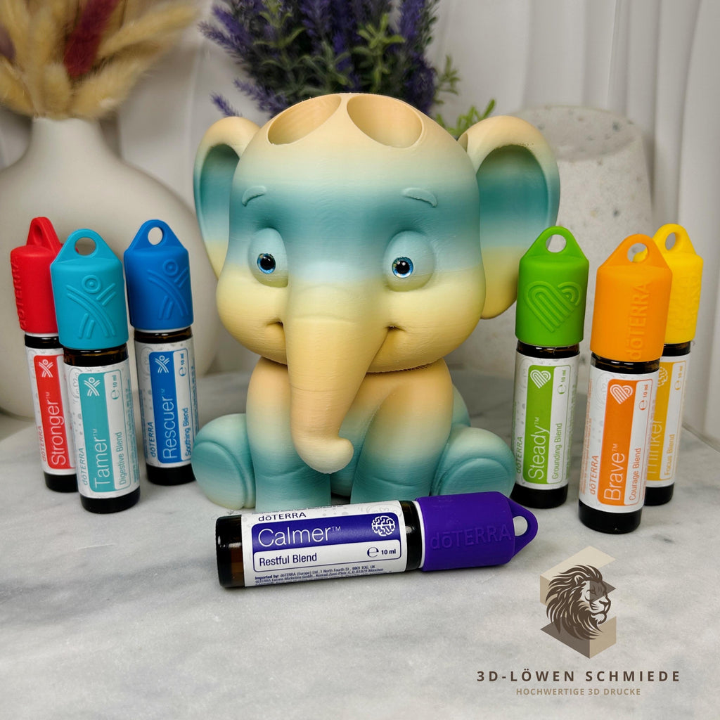 doTERRA Aufsteller KidsCollection „Balu“ für Ätherische Öle Platz für 7x 10ml Roll On - Deko - Geschenk - Aufbewahrung