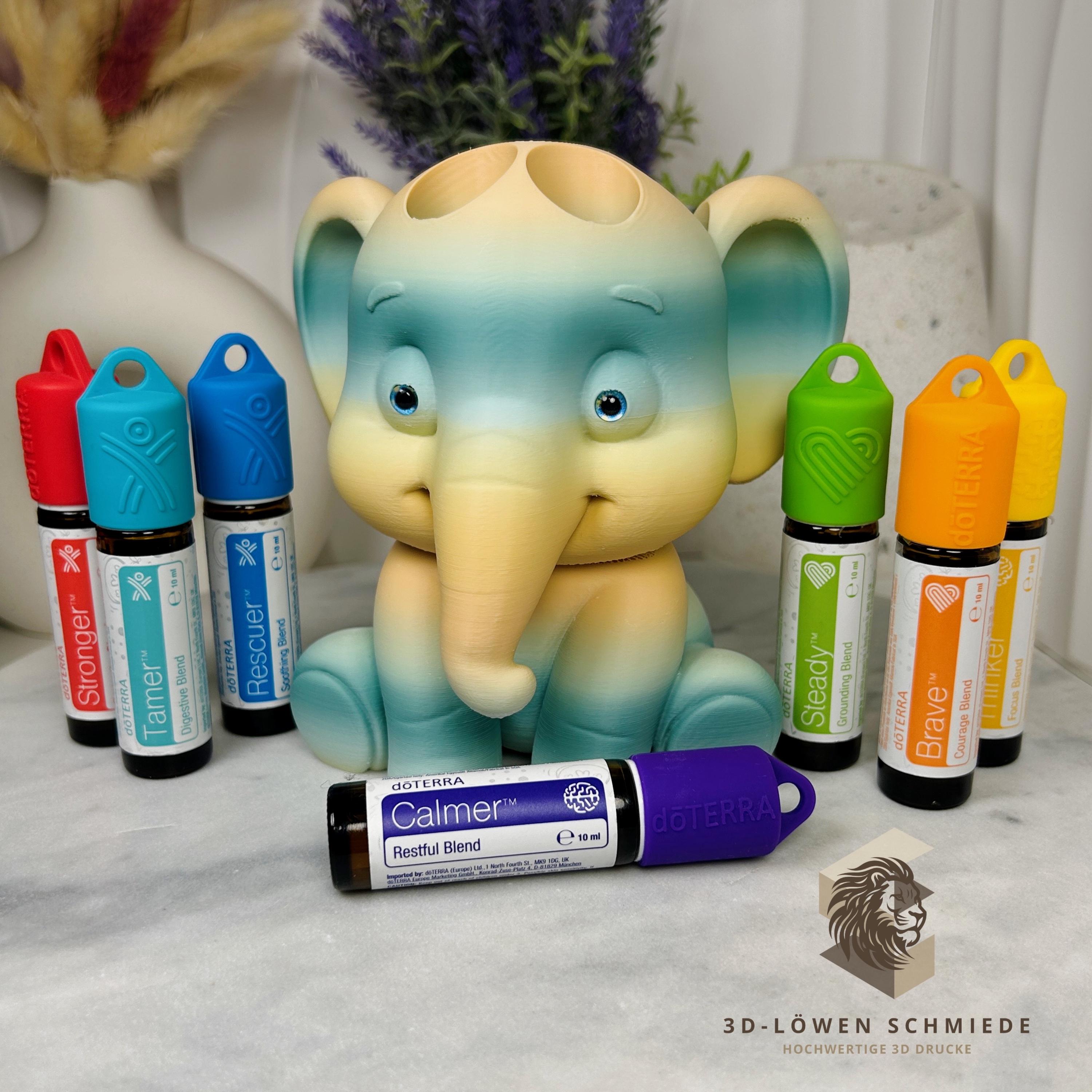 doTERRA Aufsteller KidsCollection „Balu“ für Ätherische Öle Platz für 7x 10ml Roll On - Deko - Geschenk - Aufbewahrung