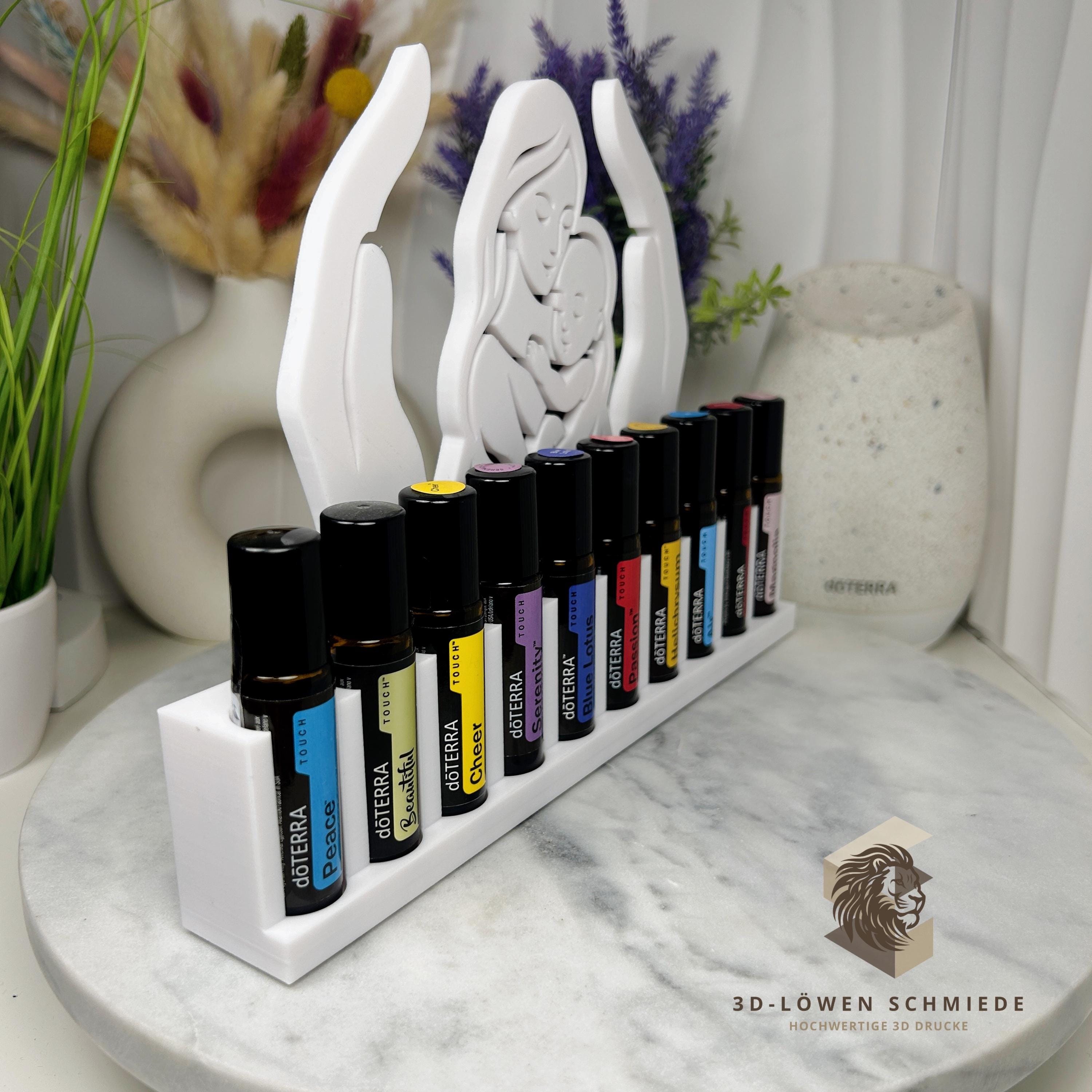 doTERRA Aufsteller „Die Hüterin“ Ätherische Öle, Platz für 10x 10ml Roll-Ons stilvolle Aufbewahrung, Yoga u. Meditation, Achtsamkeit & Ruhe