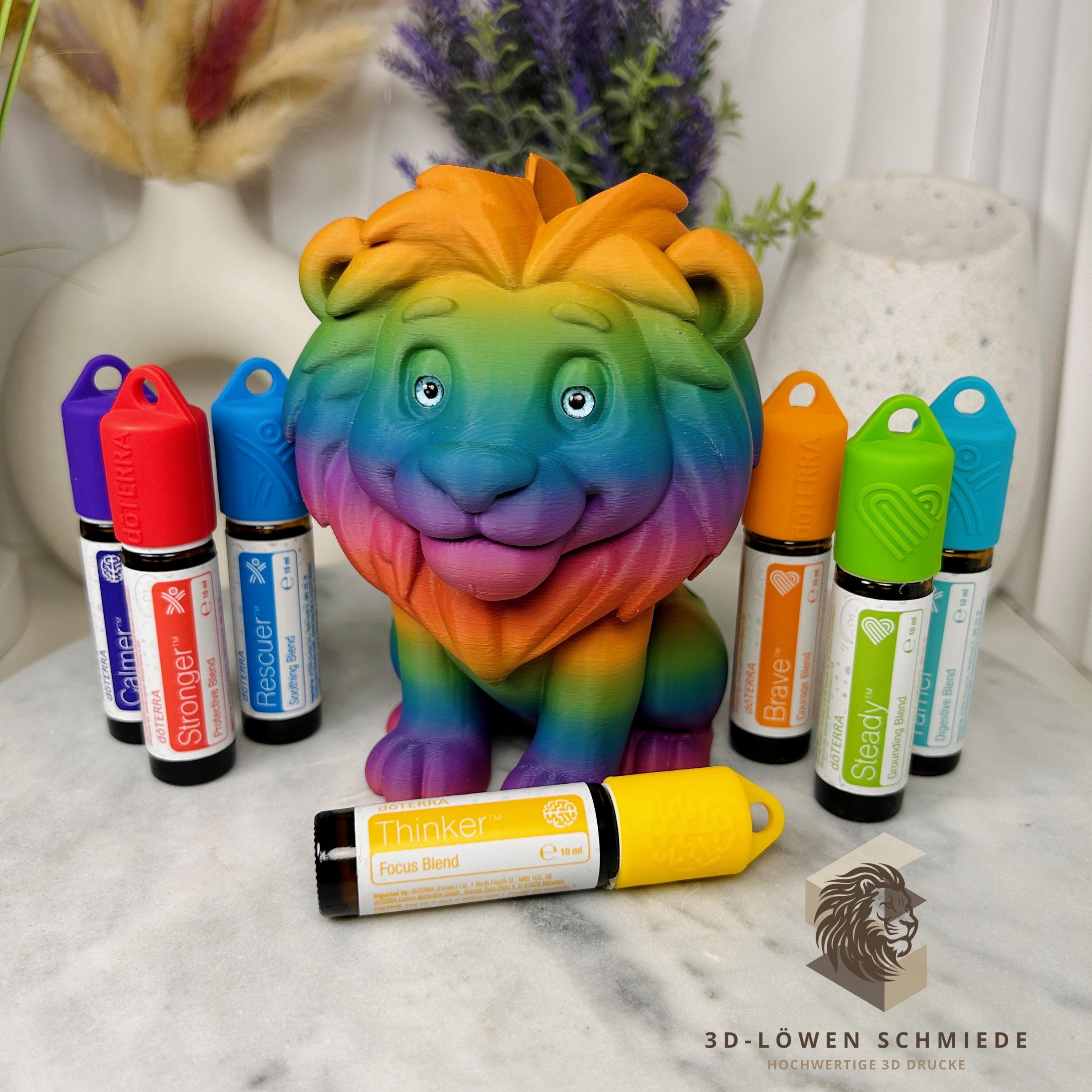doTERRA Aufsteller KidsCollection „Leo“ für Ätherische Öle Platz für 7x 10ml Roll On - Deko - Geschenk - Aufbewahrung
