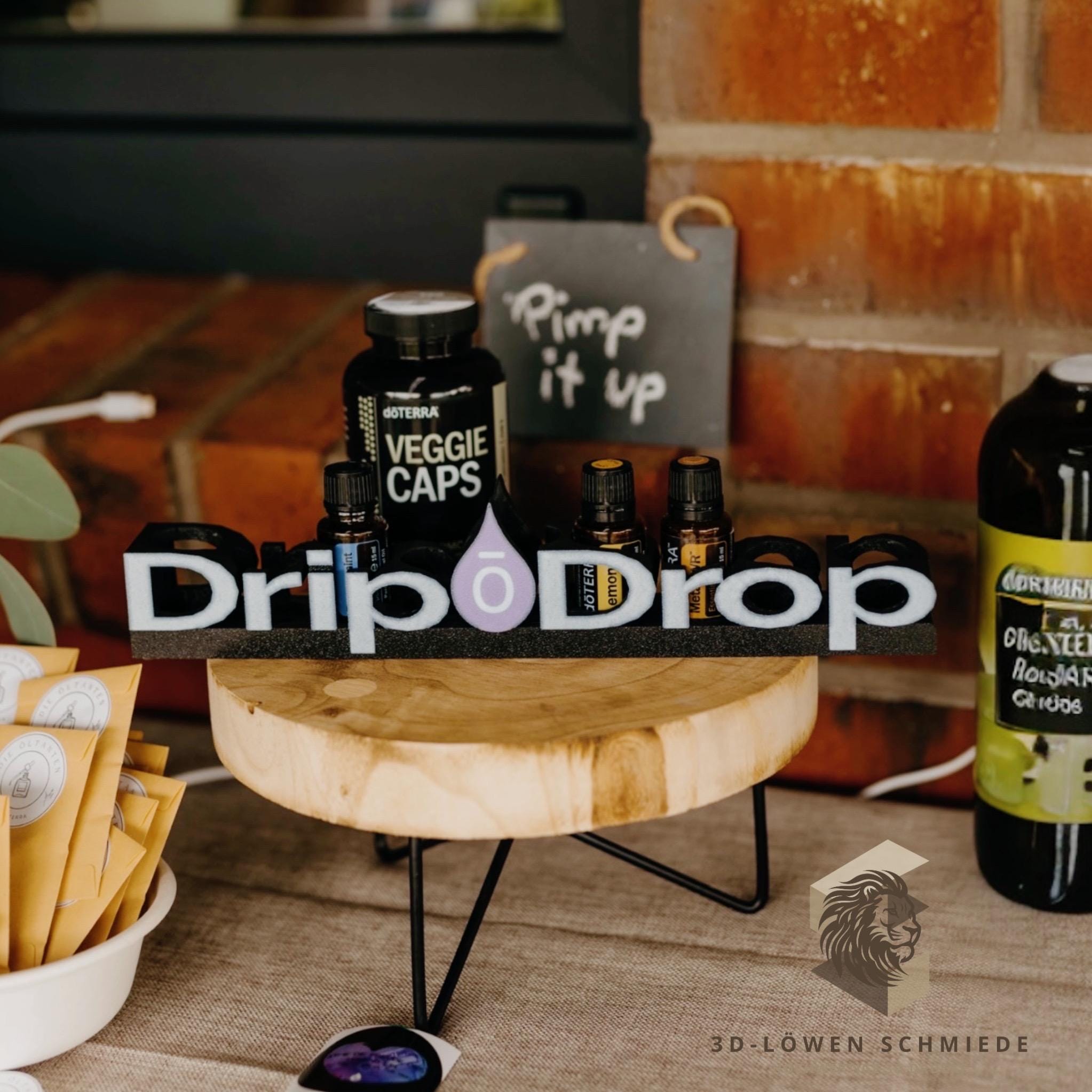 doTERRA Aufsteller DripDrop, Aufbewahrung für Ätherische Öle Platz für 9x 15ml Fläschen - Geschenkidee - Berater - Organizer