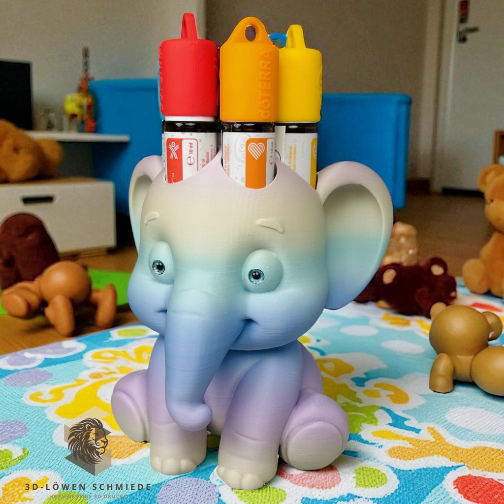 doTERRA Aufsteller KidsCollection „Balu“ für Ätherische Öle Platz für 7x 10ml Roll On - Deko - Geschenk - Aufbewahrung
