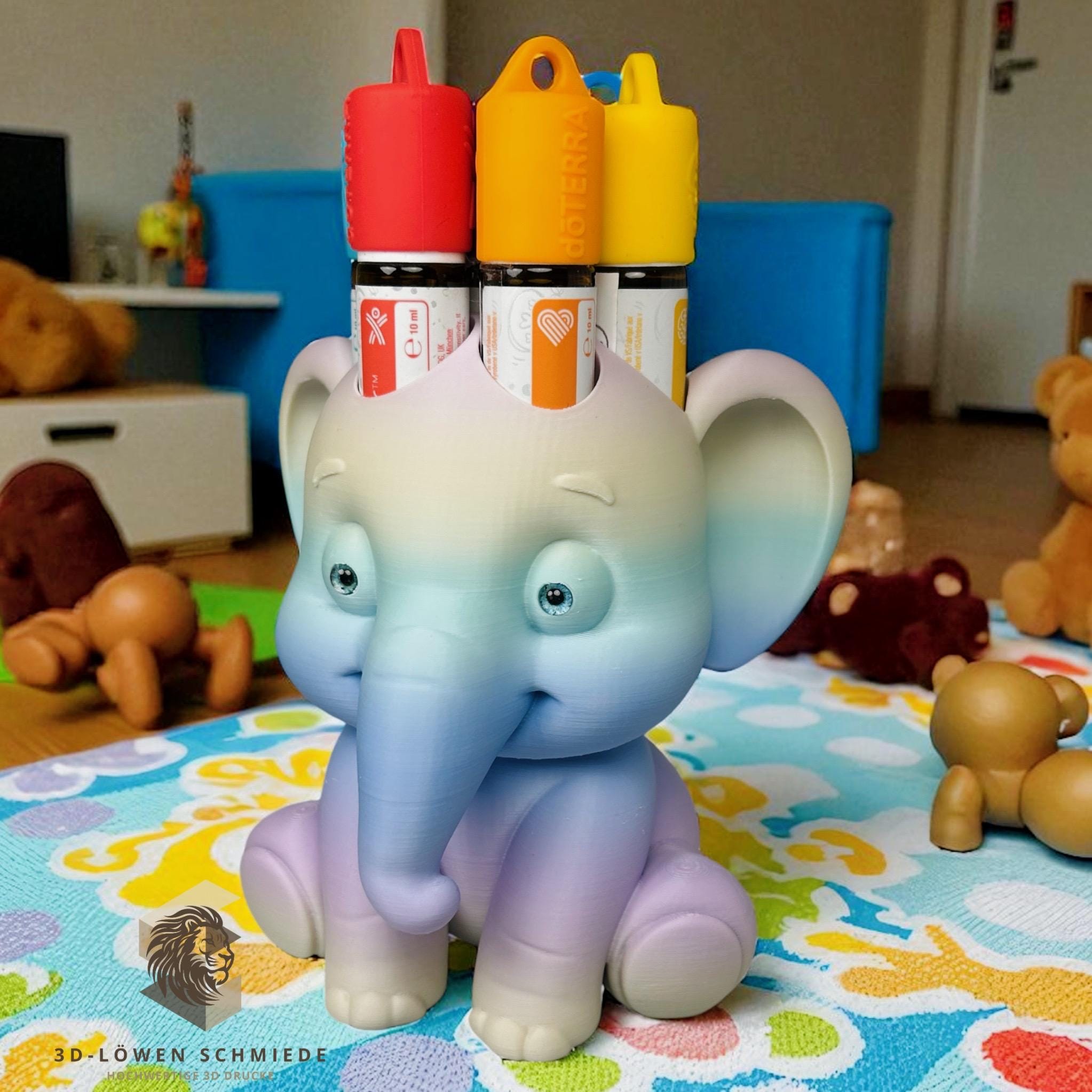 doTERRA Aufsteller KidsCollection „Balu“ für Ätherische Öle Platz für 7x 10ml Roll On - Deko - Geschenk - Aufbewahrung