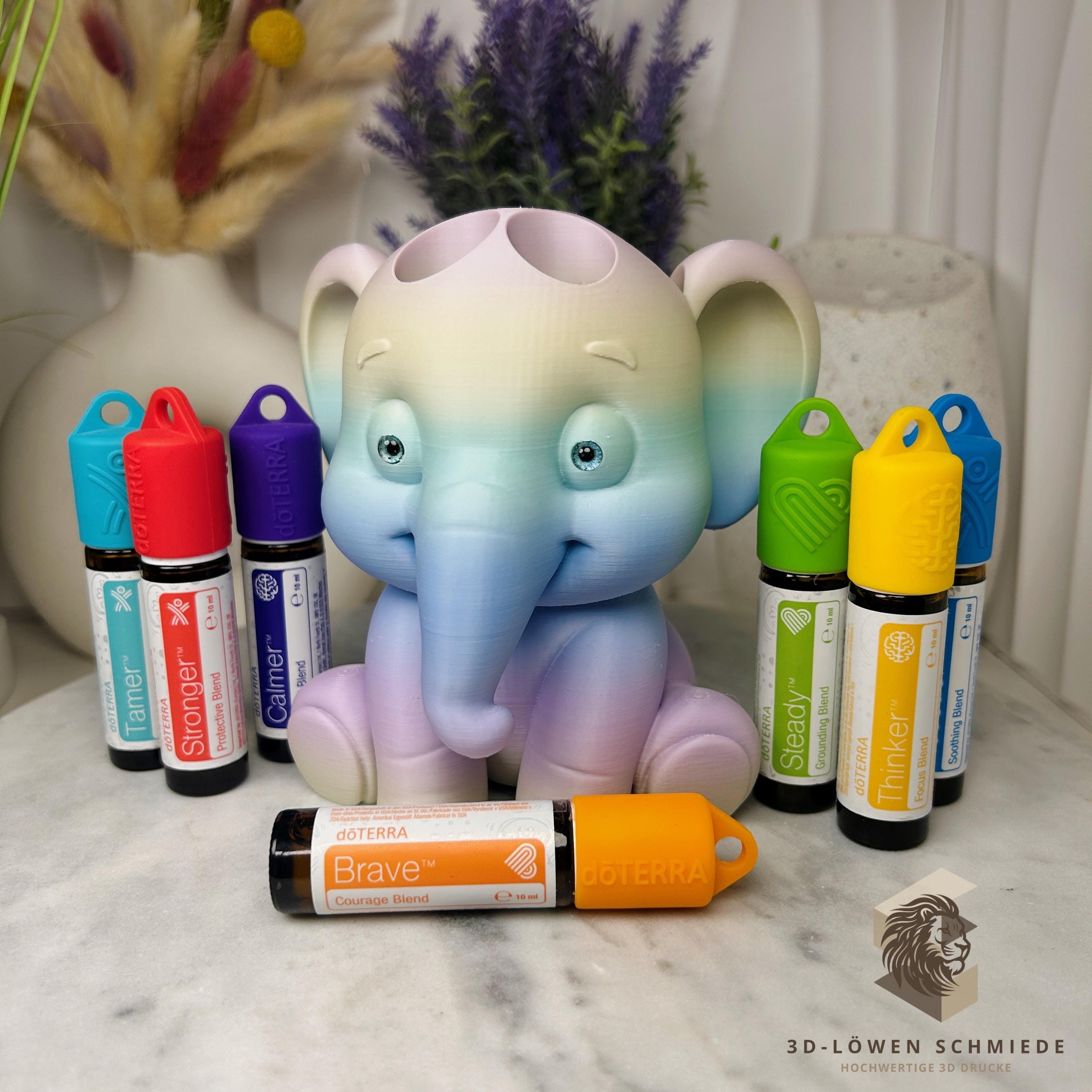 doTERRA Aufsteller KidsCollection „Balu“ für Ätherische Öle Platz für 7x 10ml Roll On - Deko - Geschenk - Aufbewahrung