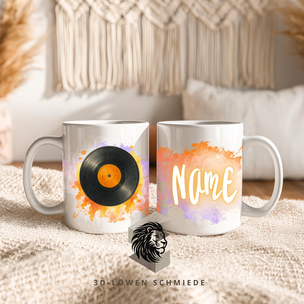 Tasse Personalisierte „Retro“ mit Name  Geschenkidee für Geburtstag, Weihnachten, Kollegen und Familie