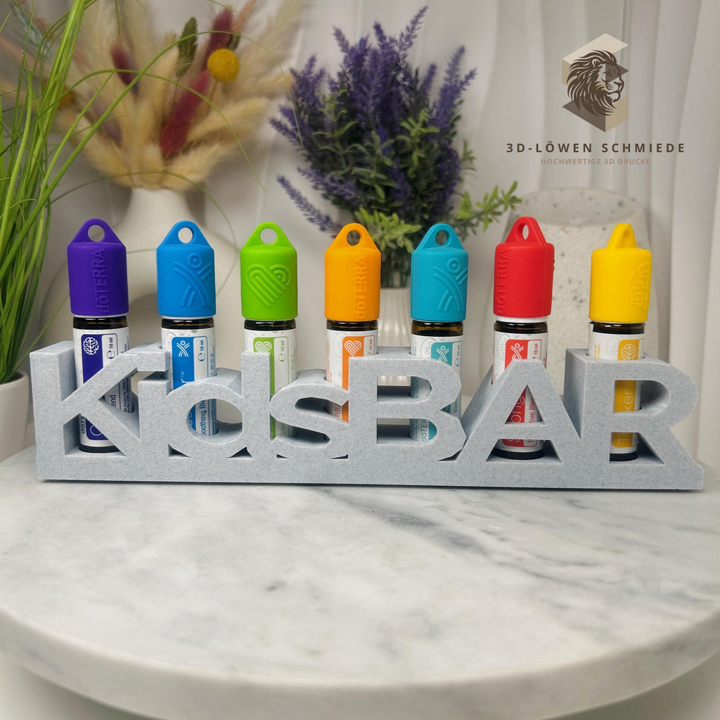 doTERRA KidsBar Aufsteller Regal zum Anhängen oder Stellen für Ätherisches Öle 7 Fächer für 10ml Roll-On‘s Touchs