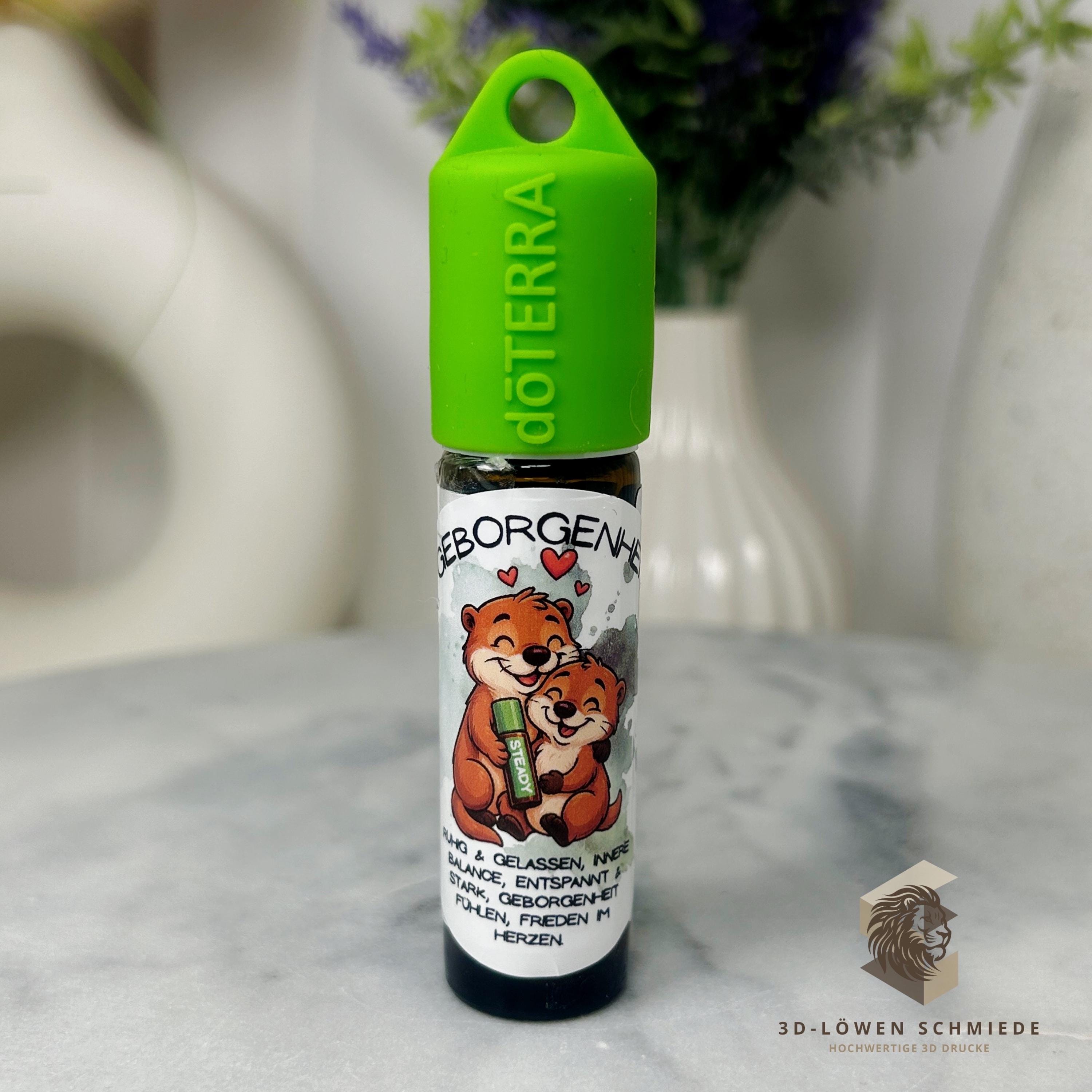 doTERRA KidsCollection Sticker / Aufkleber für 10ml Roll On’s Ätherische Öle von doterra, Stilvoller Otter Motiv, Aufbewahrung, Geschenkidee