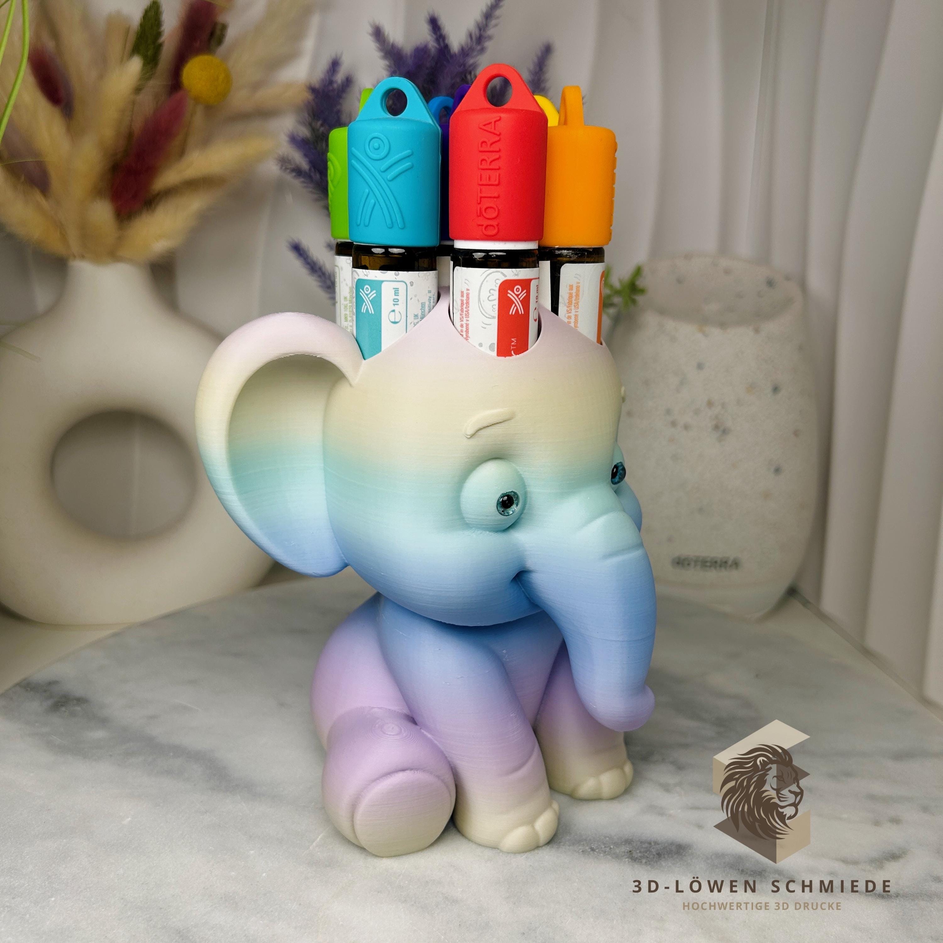 doTERRA Aufsteller KidsCollection „Balu“ für Ätherische Öle Platz für 7x 10ml Roll On - Deko - Geschenk - Aufbewahrung