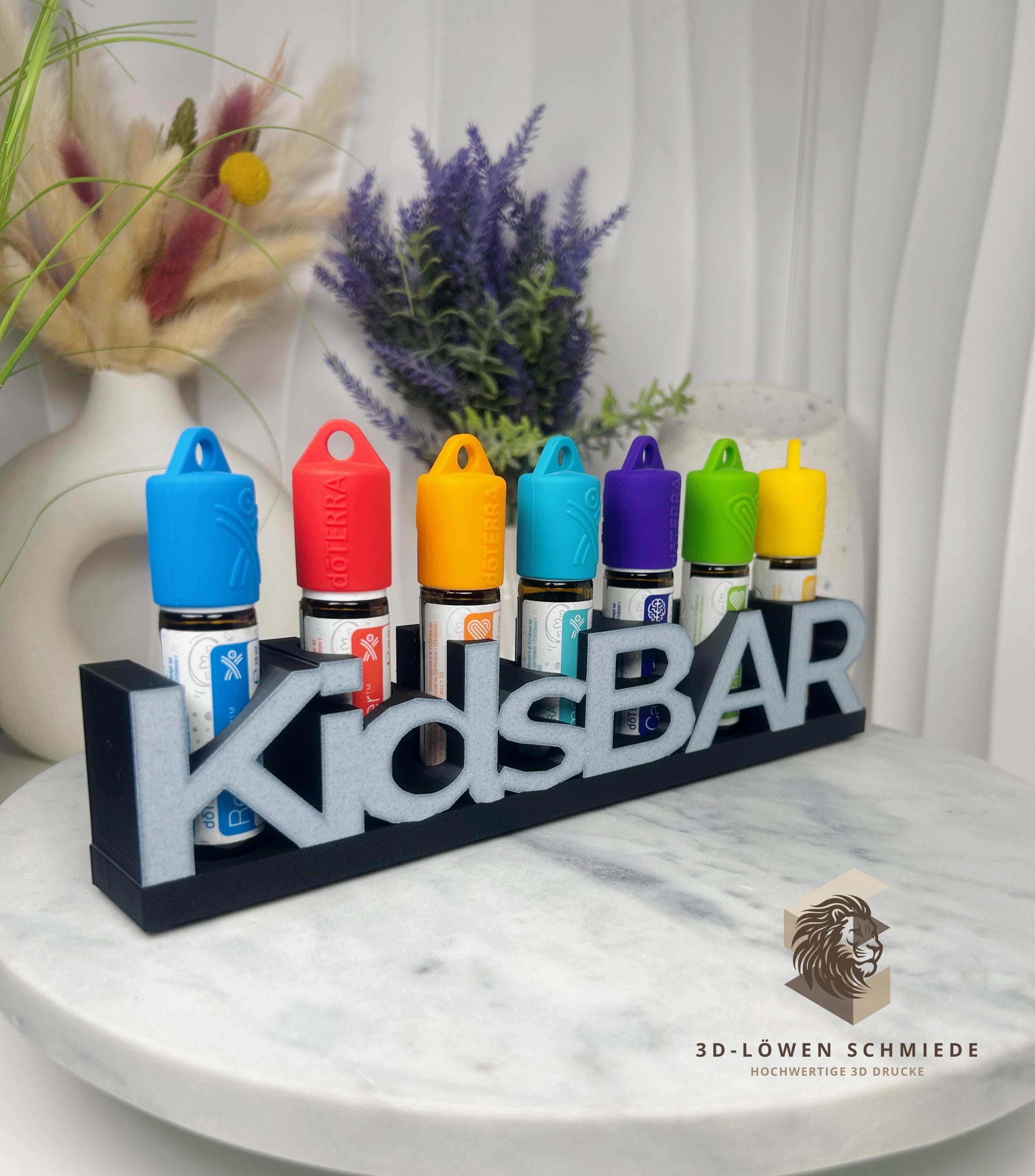 doTERRA KidsBar Aufsteller Regal zum Anhängen oder Stellen für Ätherisches Öle 7 Fächer für 10ml Roll-On‘s Touchs