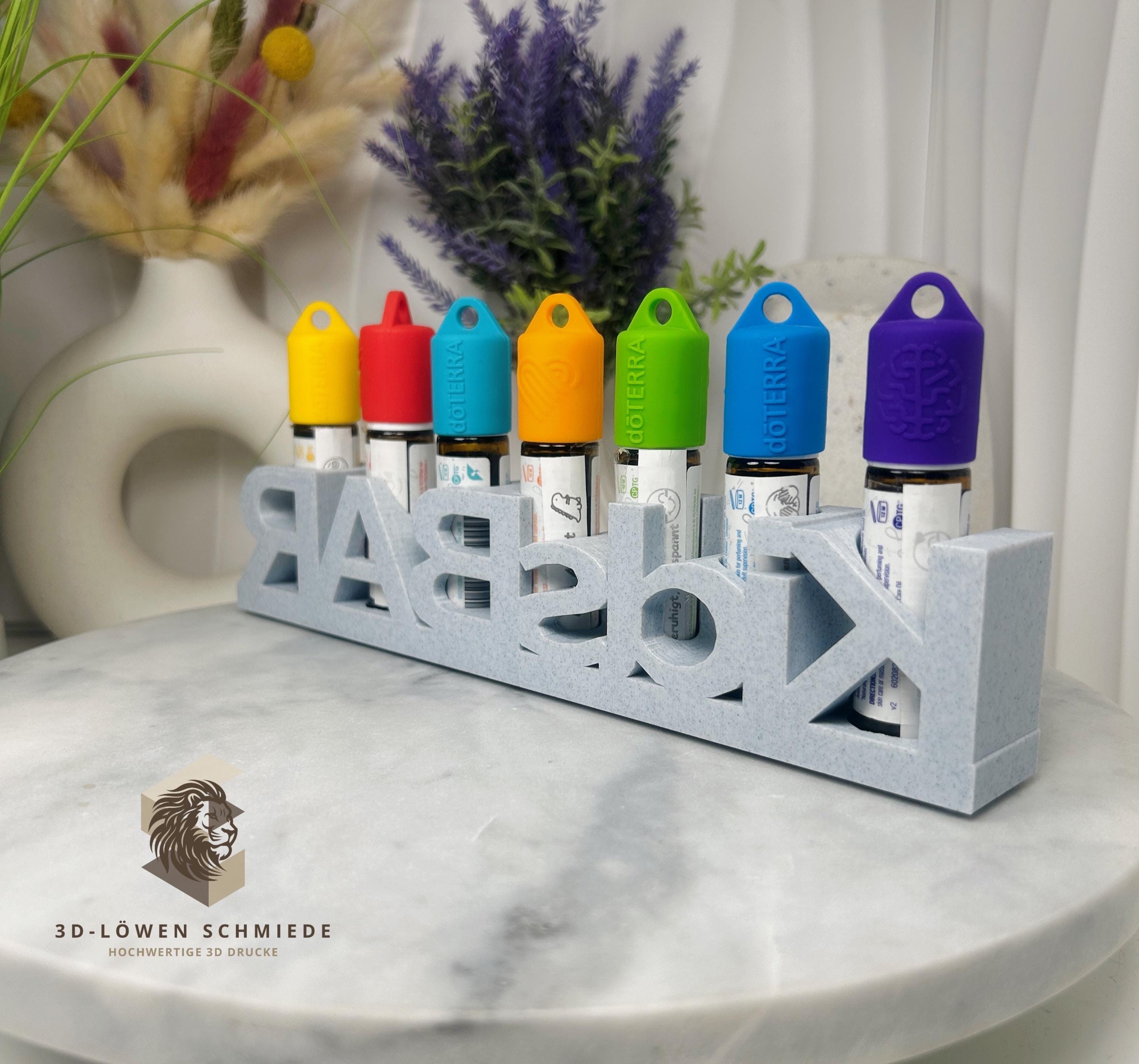 doTERRA KidsBar Aufsteller Regal zum Anhängen oder Stellen für Ätherisches Öle 7 Fächer für 10ml Roll-On‘s Touchs