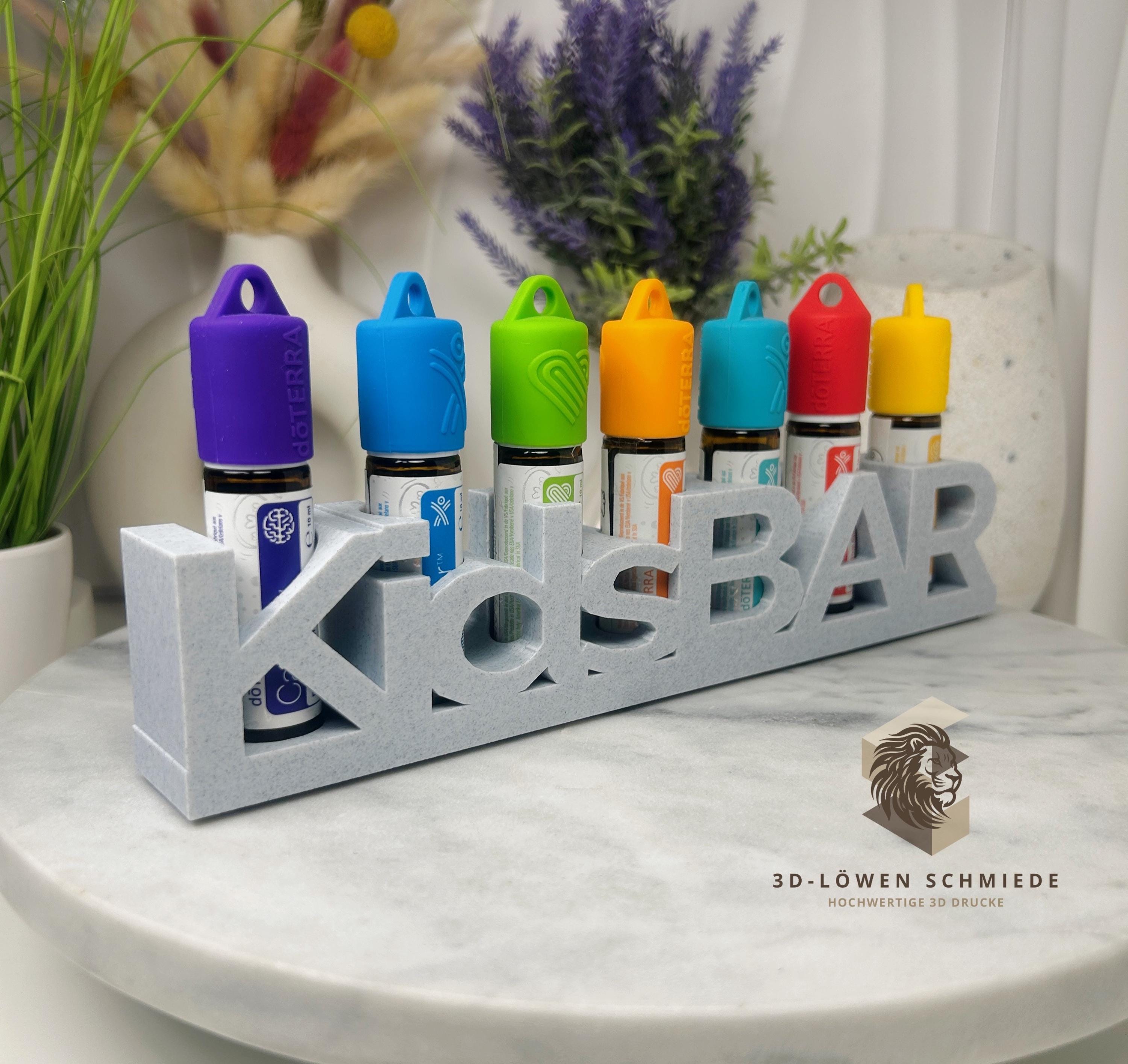 doTERRA KidsBar Aufsteller Regal zum Anhängen oder Stellen für Ätherisches Öle 7 Fächer für 10ml Roll-On‘s Touchs