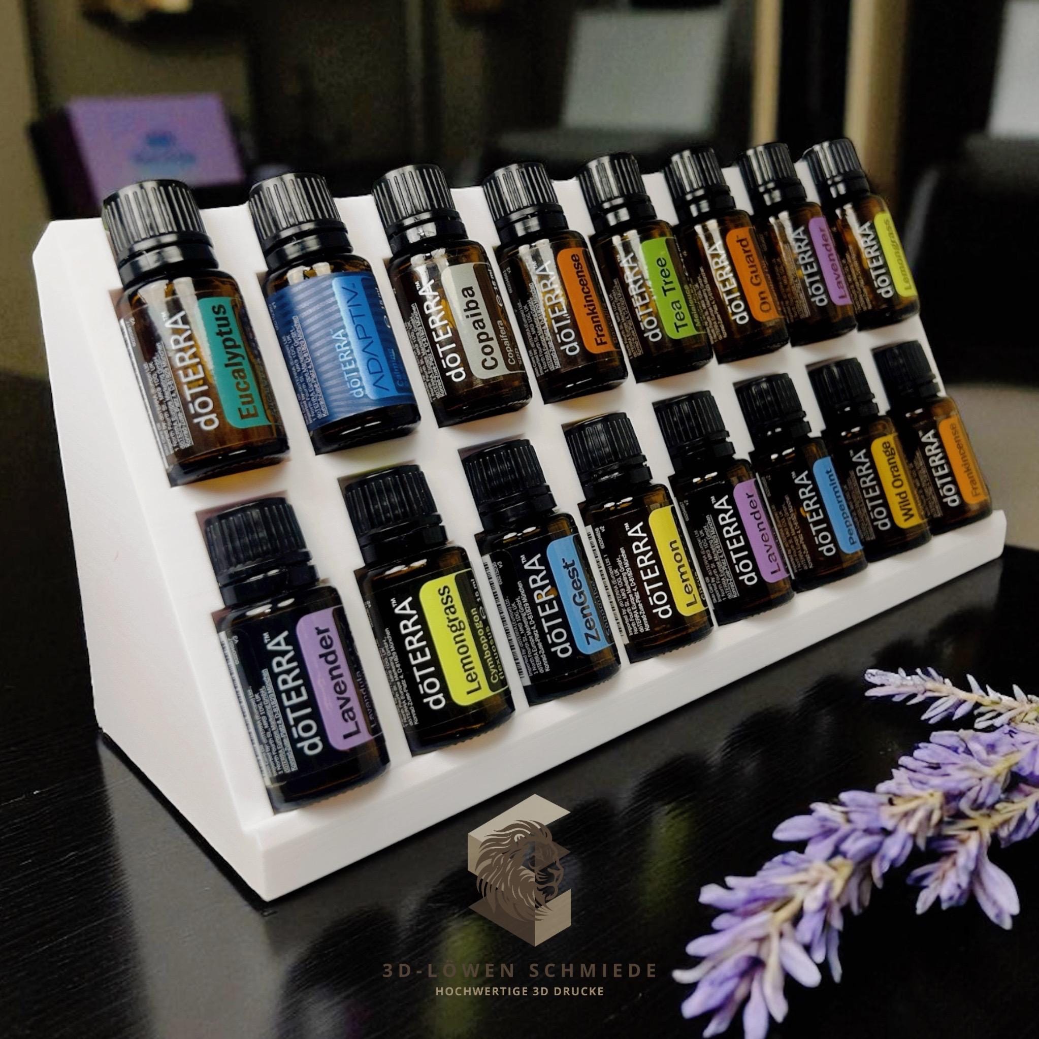 doTERRA Aufsteller für Ätherische Öle Platz für bis zu 24x 15ml Flaschen von doterra, Stilvoller Aufsteller, Aufbewahrung, Geschenkidee