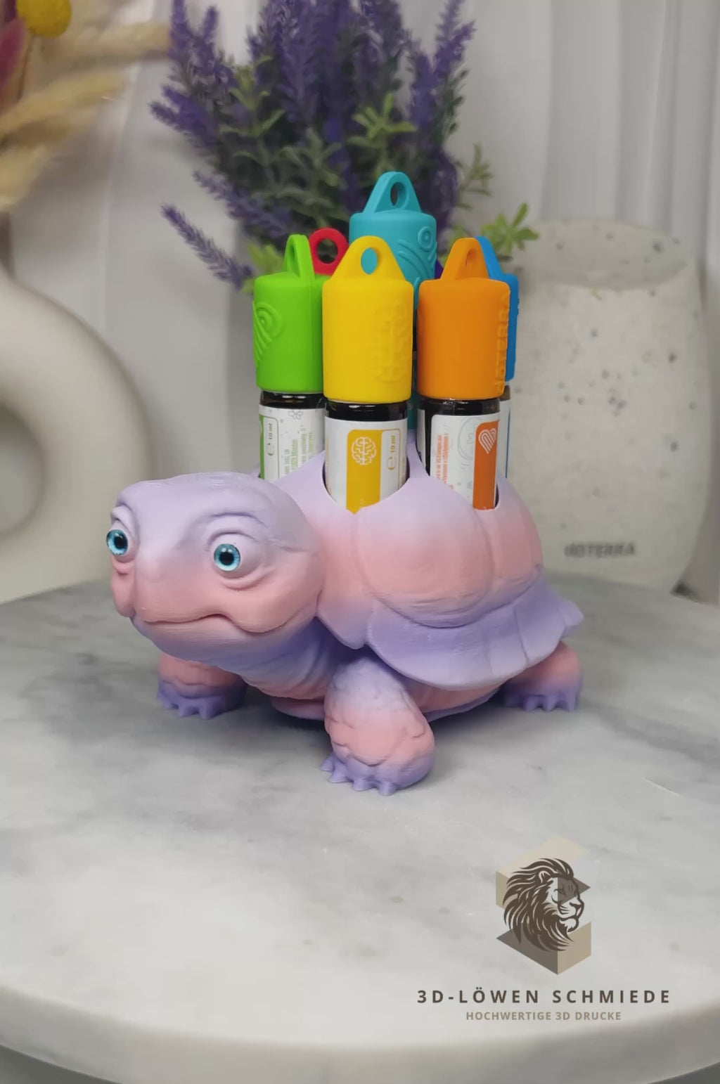 doTERRA Kids Collection Aufsteller für Ätherische Öle AromaSchildi für 7x 10ml Roll-Ons Aufbewahrung - Geschenk - Kinderzimmer